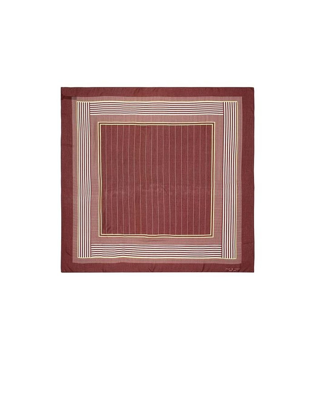 Rag & Bone Brown Pin Stripe Scarf