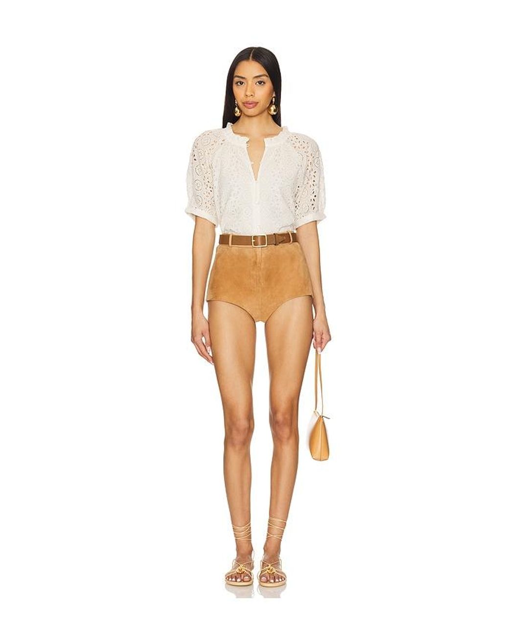 Kate Blouse en Ivory Cleobella en coloris White