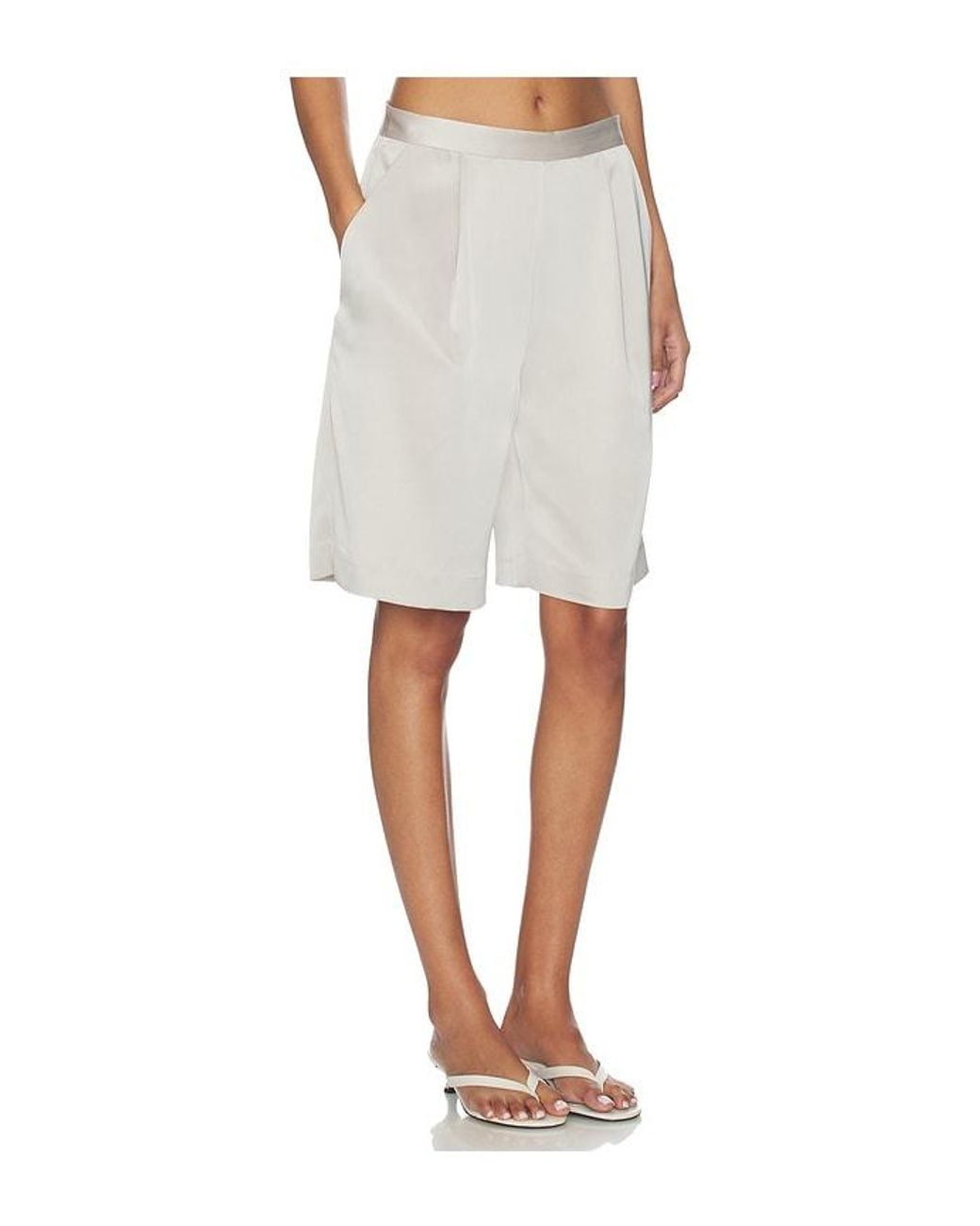 Susana Monaco White Satin Short