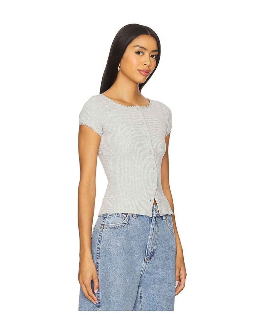Free People Blue Most Wanted Cardi