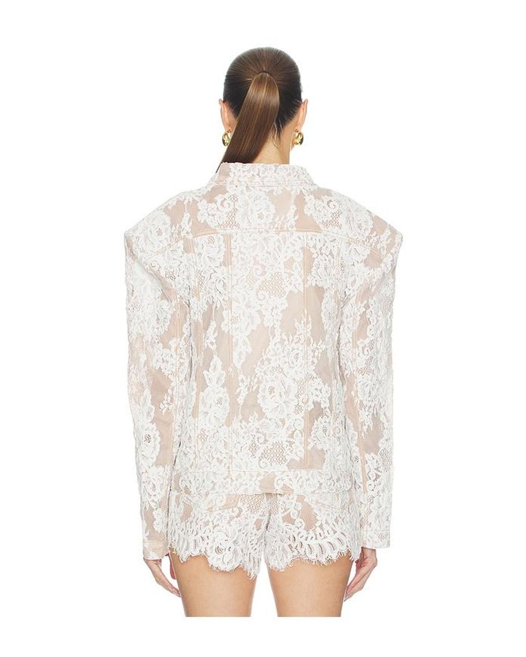 The Dolls House White Chantilly Lace Jacket