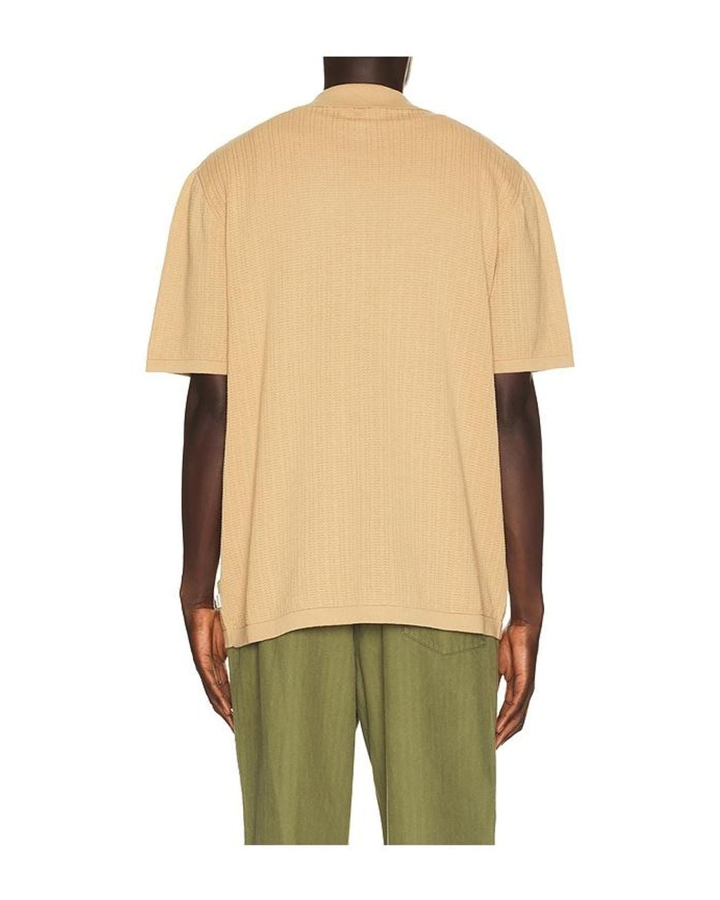 Rhythm Multicolor Textured Knit Shirt for men