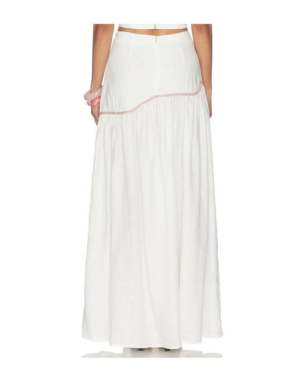 AZULU White Leia Skirt