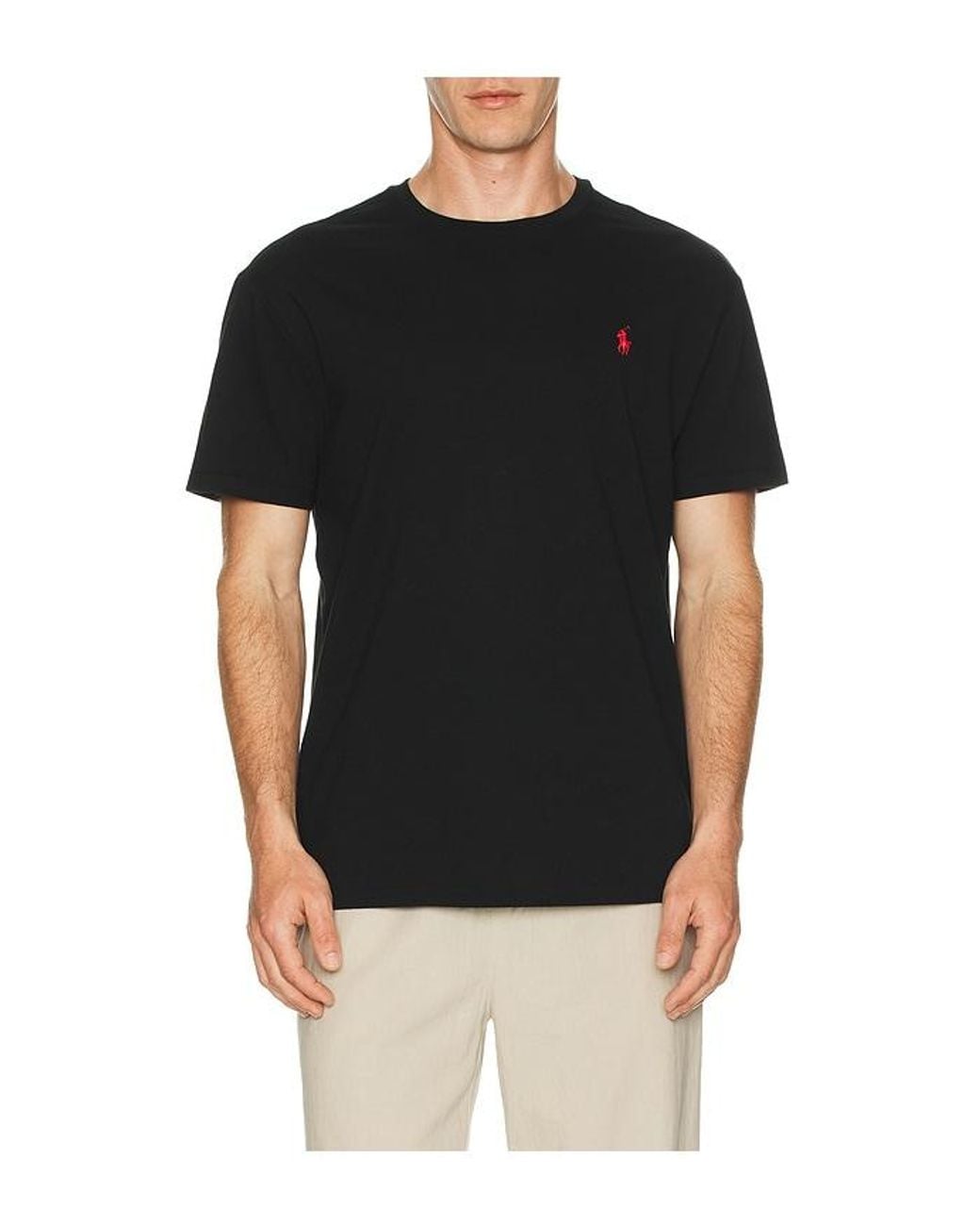 Polo Ralph Lauren Black Short Sleeve Crewneck T-Shirt for men