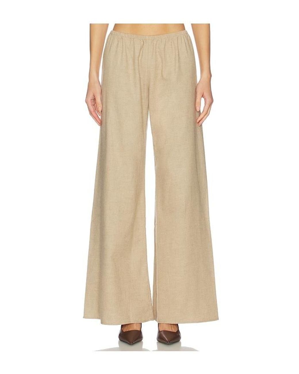 La Ligne Natural Flannel Colby Pant