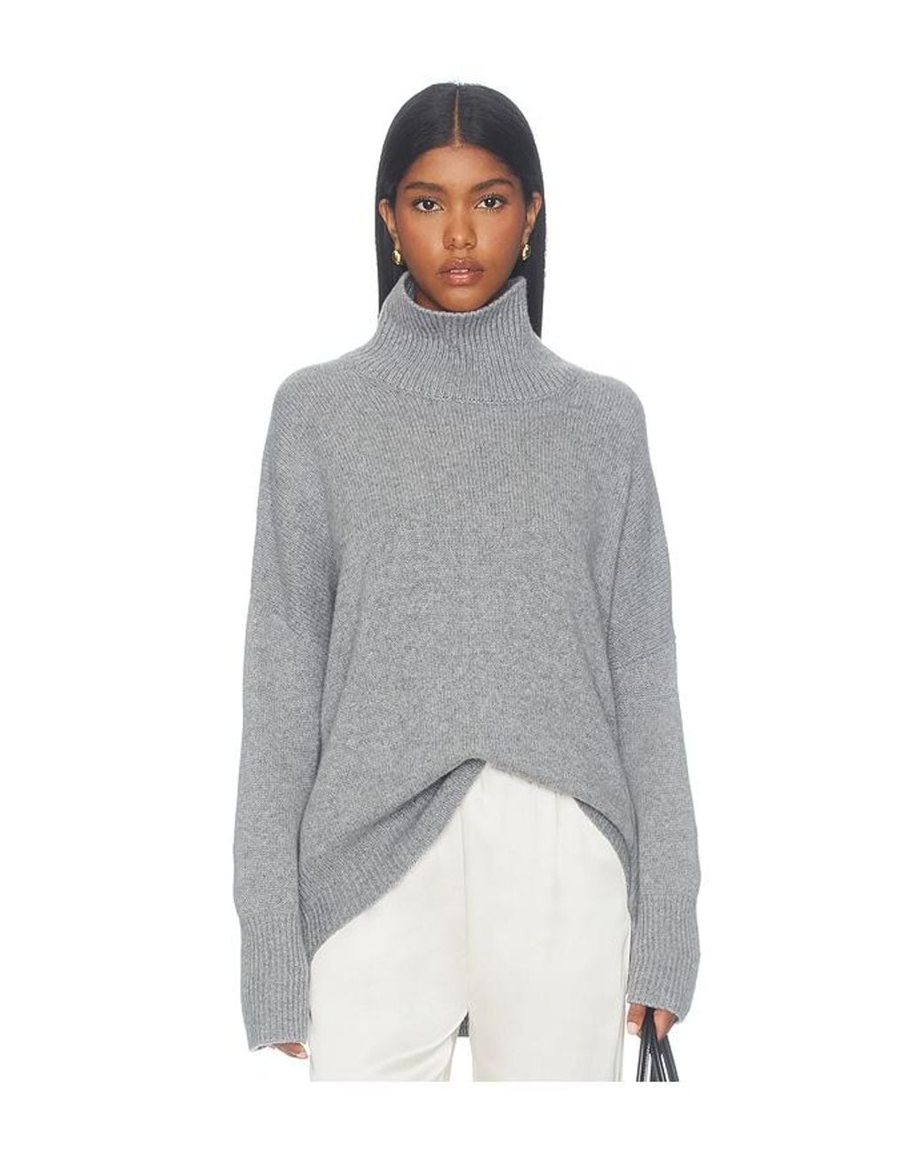 Lisa Yang Gray Heidi Sweater