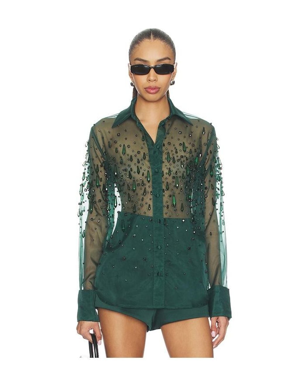 retroféte Green Aubriella Shirt