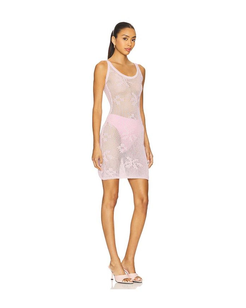 SNDY'S White Terrina Mini Dress