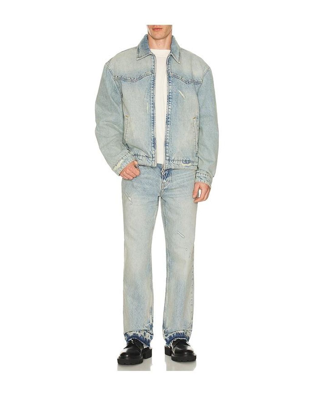 Represent Blue X Guns N' Roses Denim Jeans for men