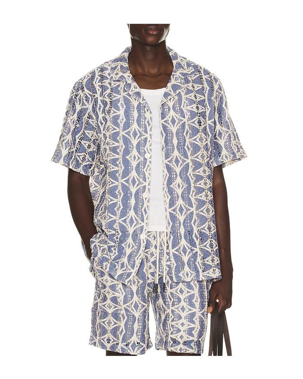 Oas White Arko Cuba Shirt for men