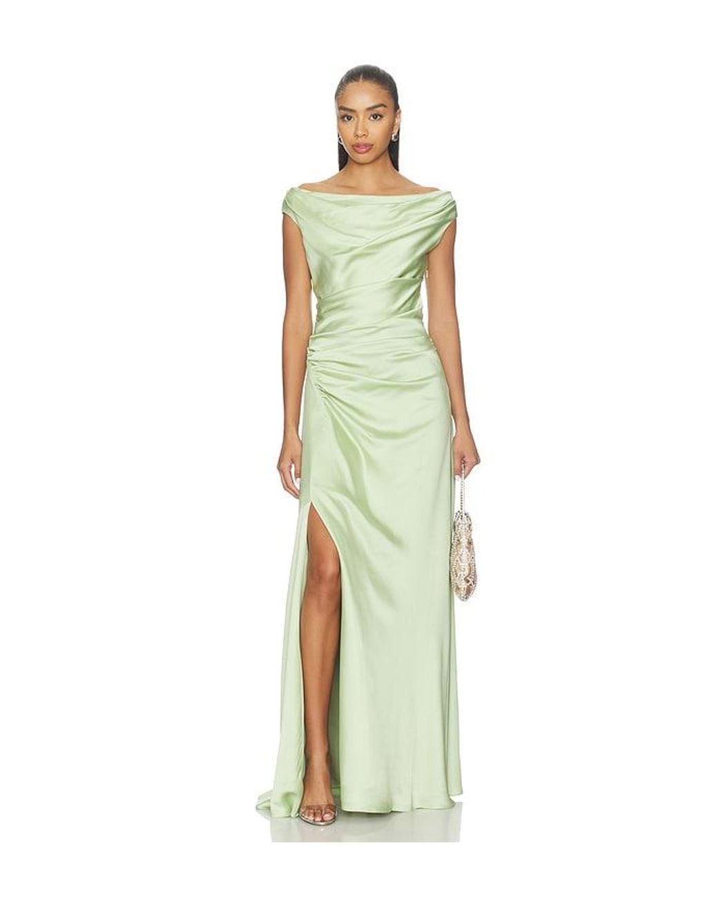 Jonathan Simkhai Multicolor Elinne Short Sleeve Gown