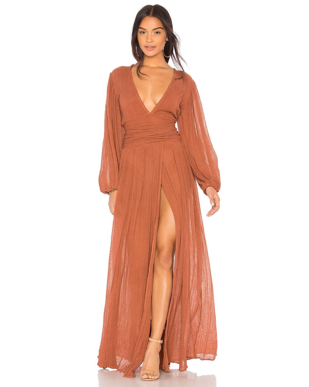 Pirate Booty Cotton Lapis Maxi Dress 