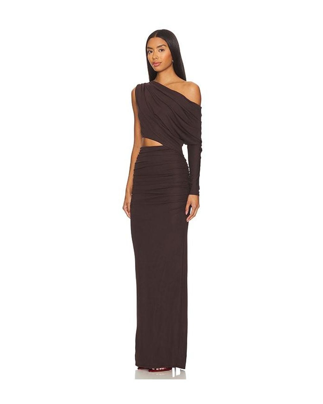 Nbd Brown Yahaira Maxi Dress