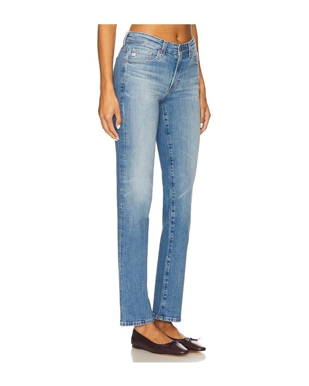 AG Jeans Blue Sandra Straight Jeans