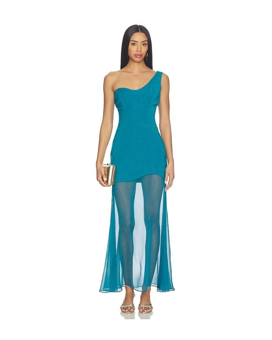 Line & Dot Blue Nikoleta Dress