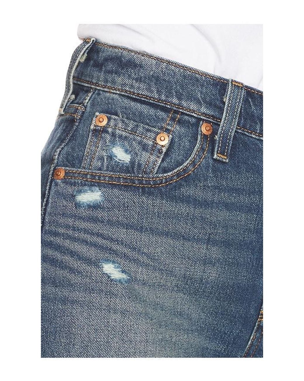 Levi's Blue 501 Curve Short