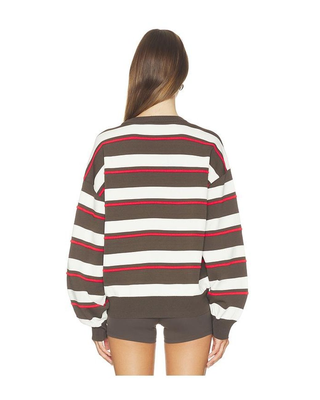 P.E Nation Multicolor Retreat Stripe Sweater