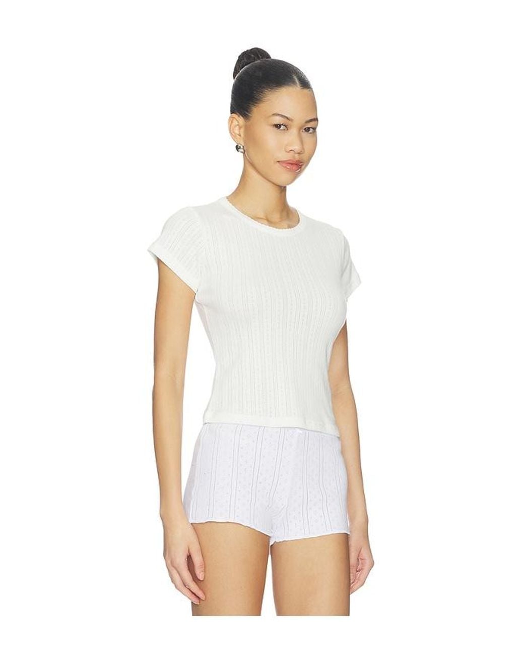 Rails White Mickey Tee