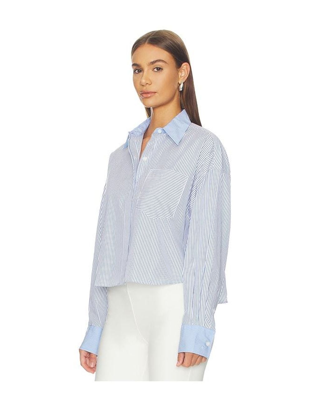 Rag & Bone White Marin Multi Stripe Shirt