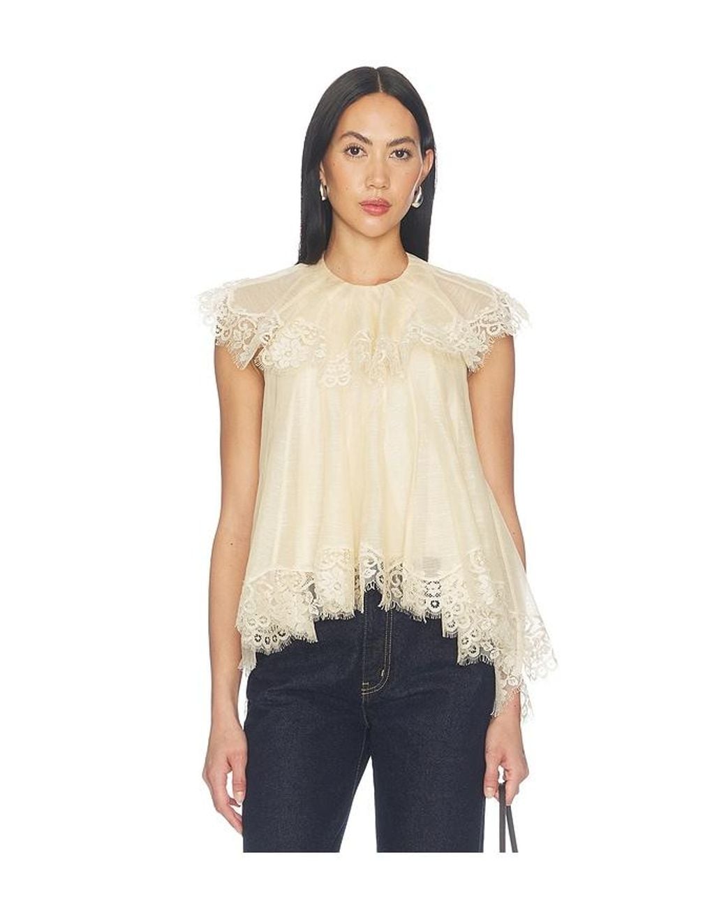 Zimmermann White Ascent Flutter Top