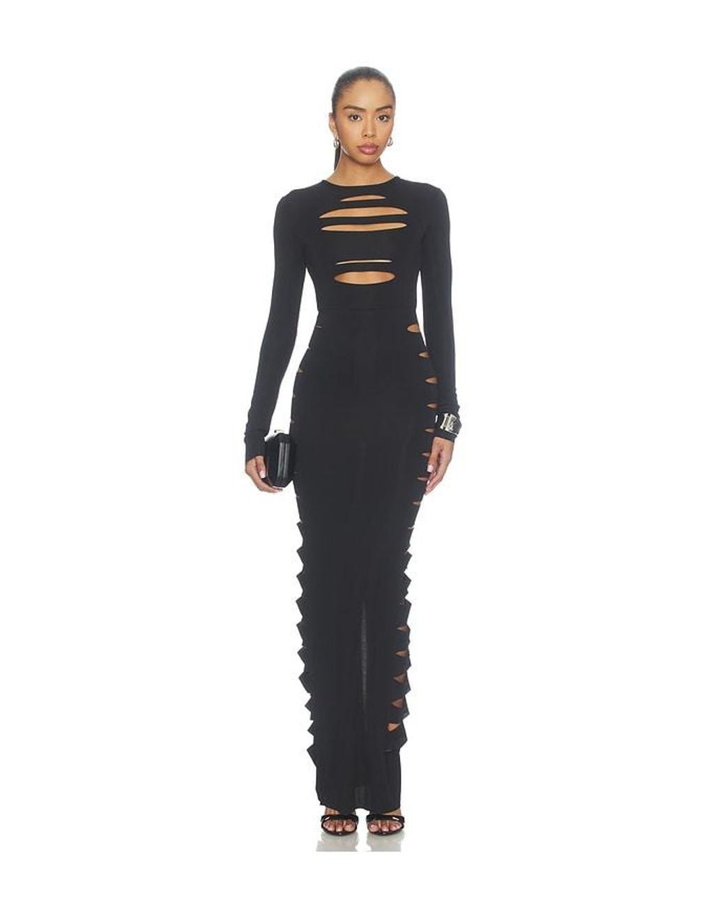 Nbd Black Yailin Maxi Dress