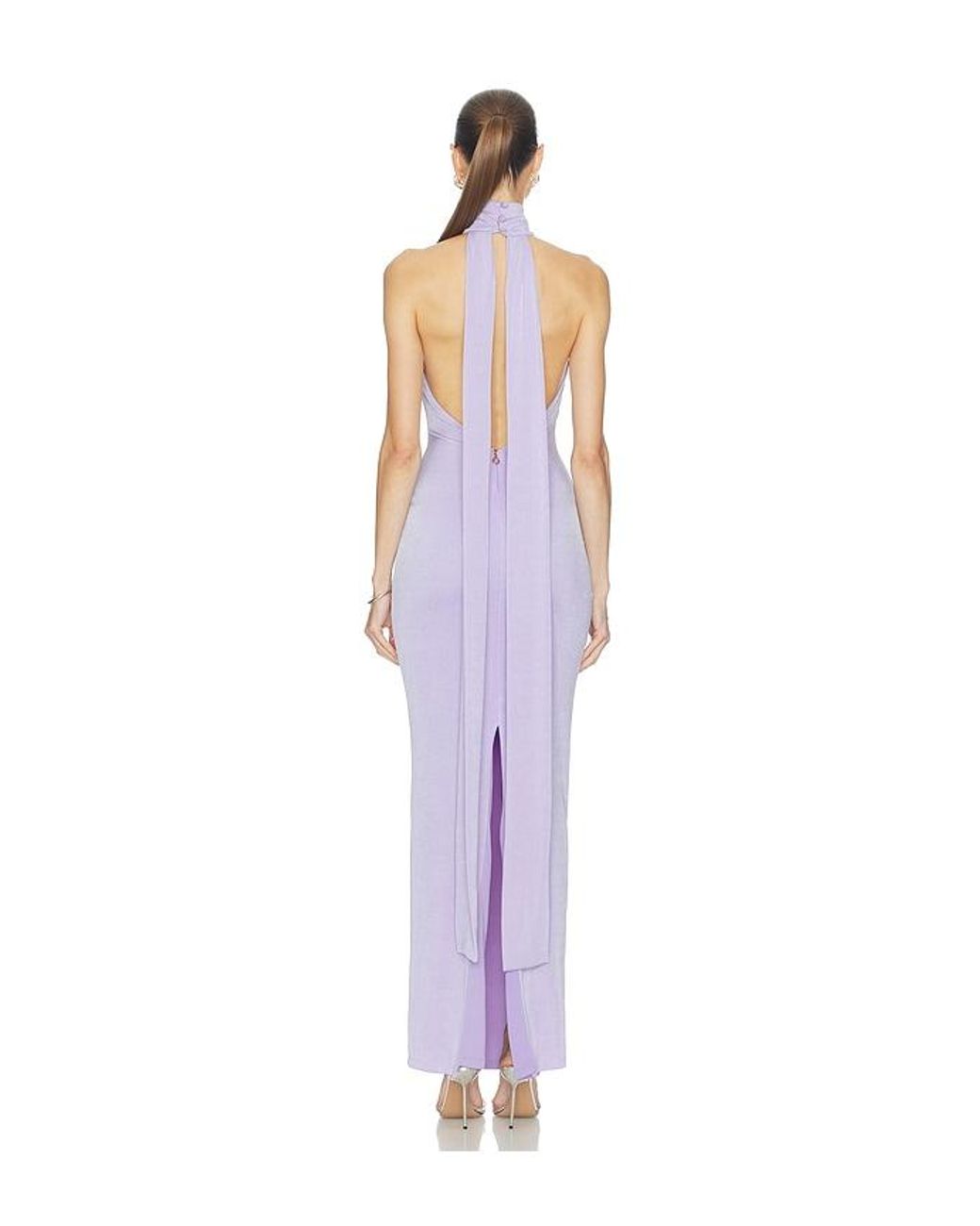 Nookie White Crush Halter Gown