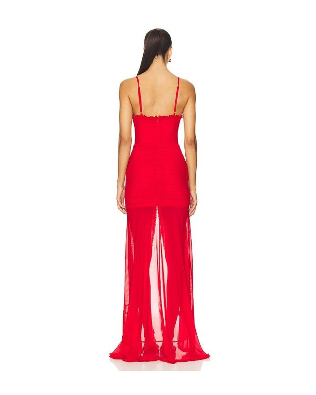 Runaway the Label Red Kiata Maxi Dress