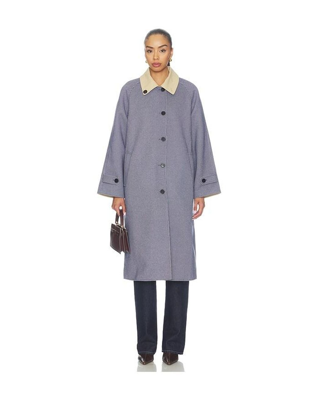 Maude Club Blue Conrad Coat