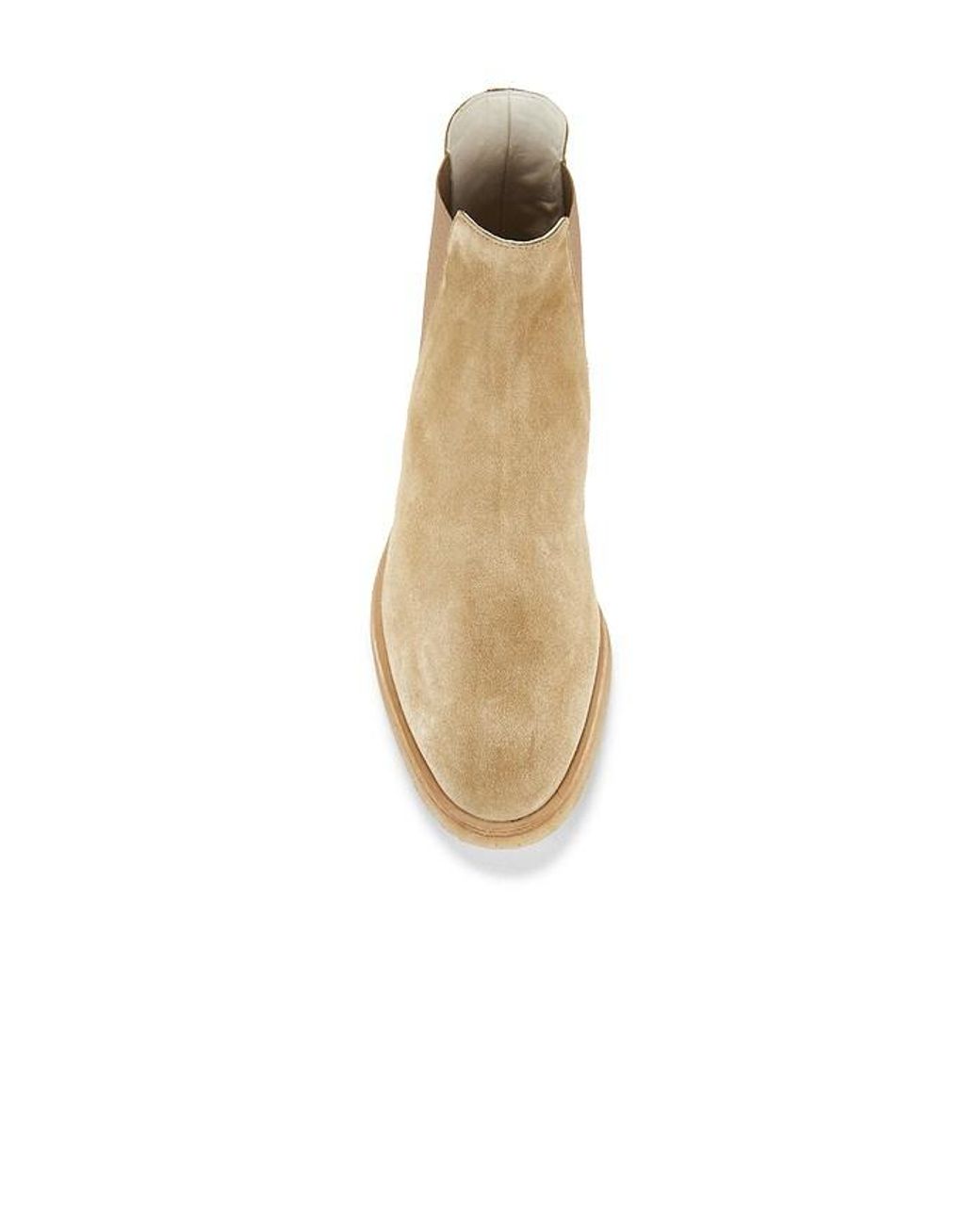 Common Projects Natural Suede Chelsea Boot for men