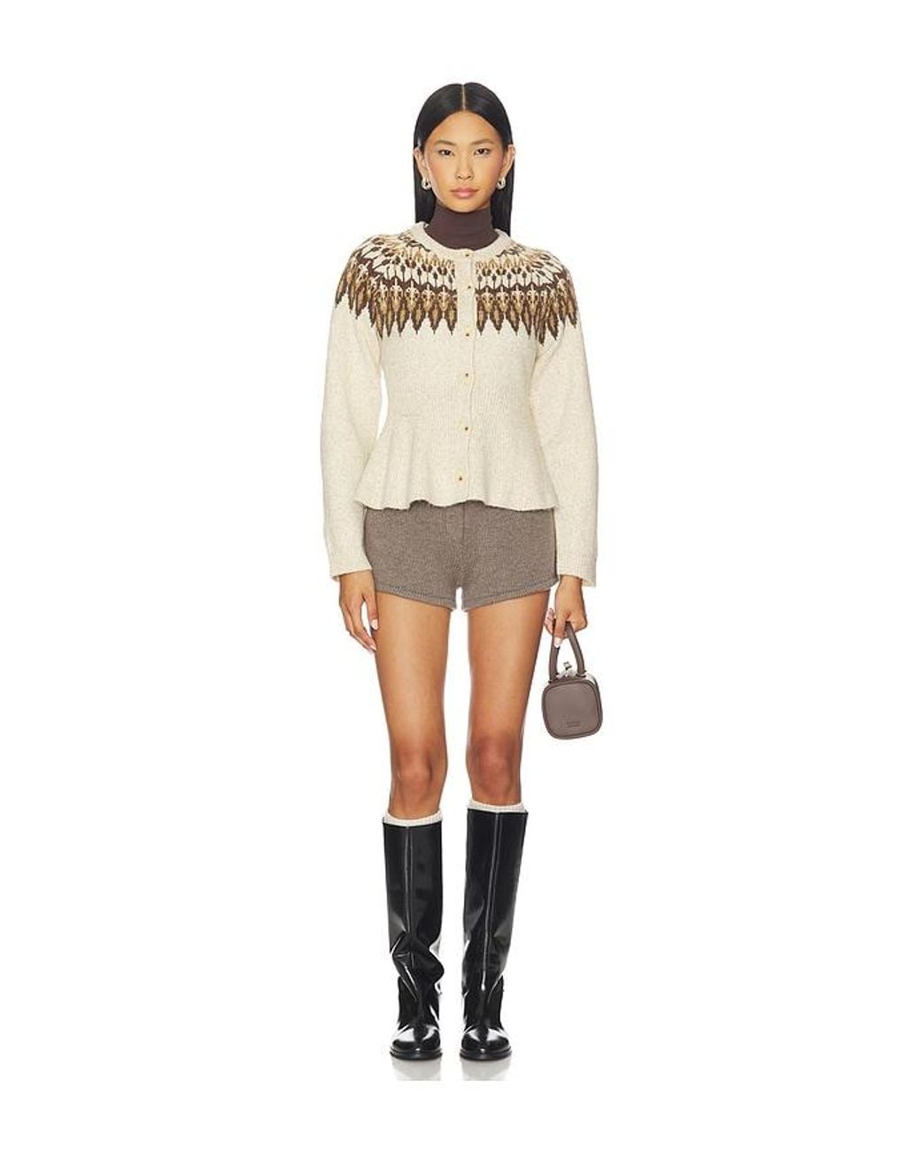 Steve Madden Natural Kyndra Cardigan