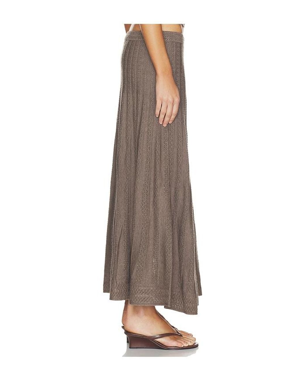 Ba&sh Brown Doha Skirt