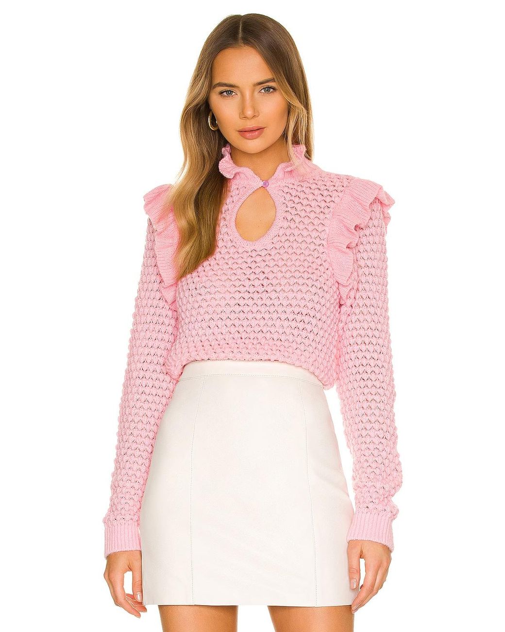 MAJORELLE Oletta Sweater in Pink Lyst