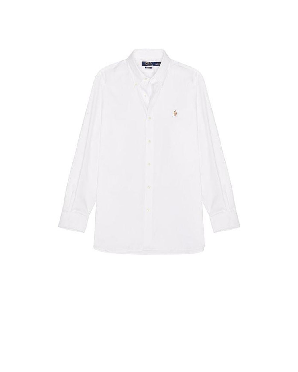 Polo Ralph Lauren White Pinpoint Dress Shirt for men