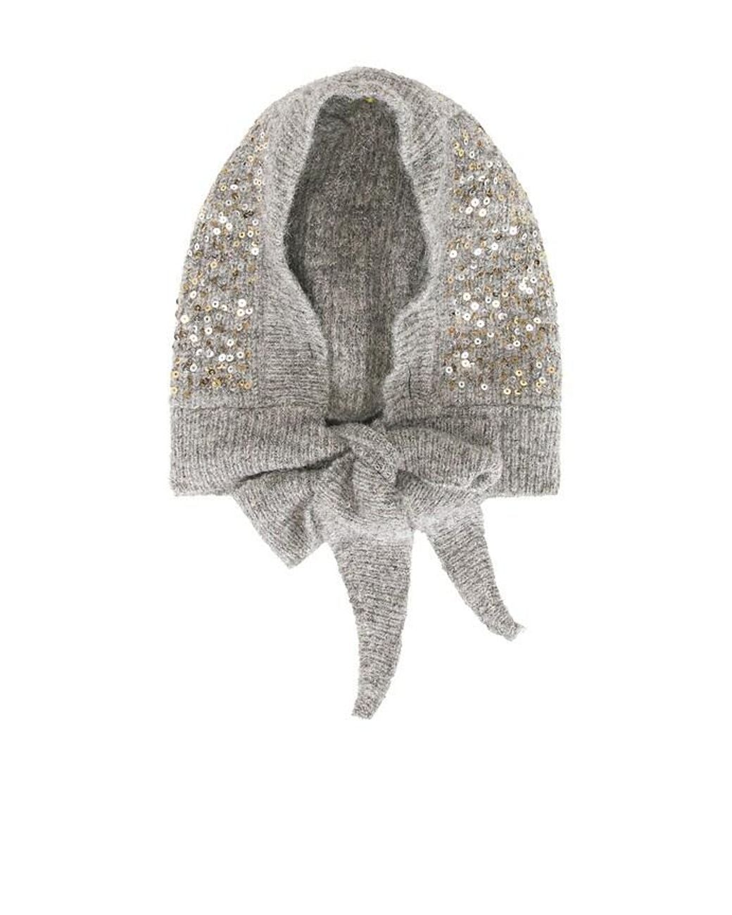 Free People Gray Suki Sparkle Bonnet