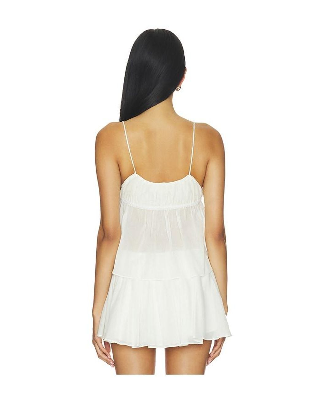 Lovers + Friends White Savannah Top