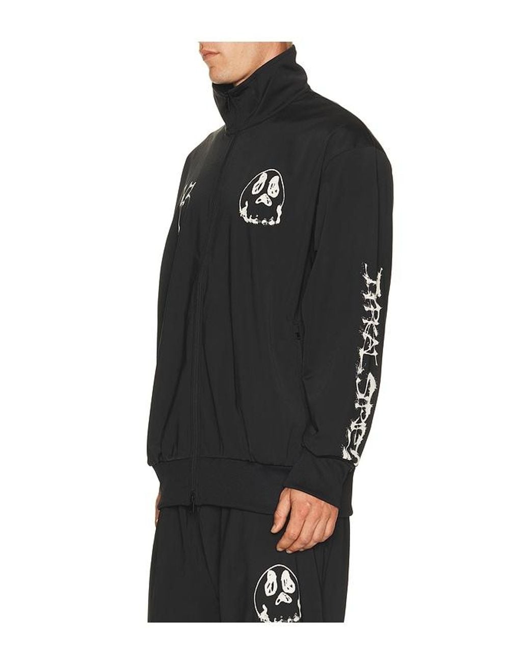 Y-3 Black Gfx Nyln Tt Jacket for men
