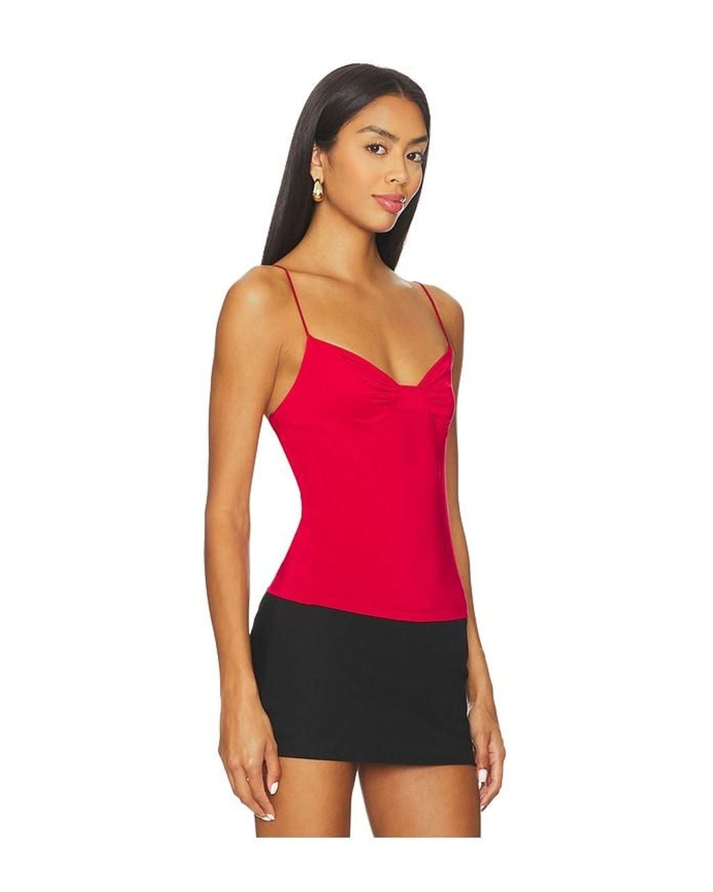 Free People Red My Way Triangle Cami