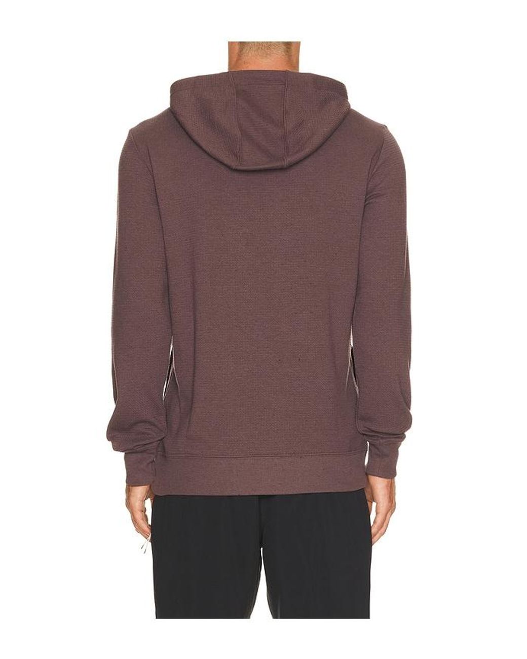 Travis Mathew Purple Cloud Waffle Hoodie for men