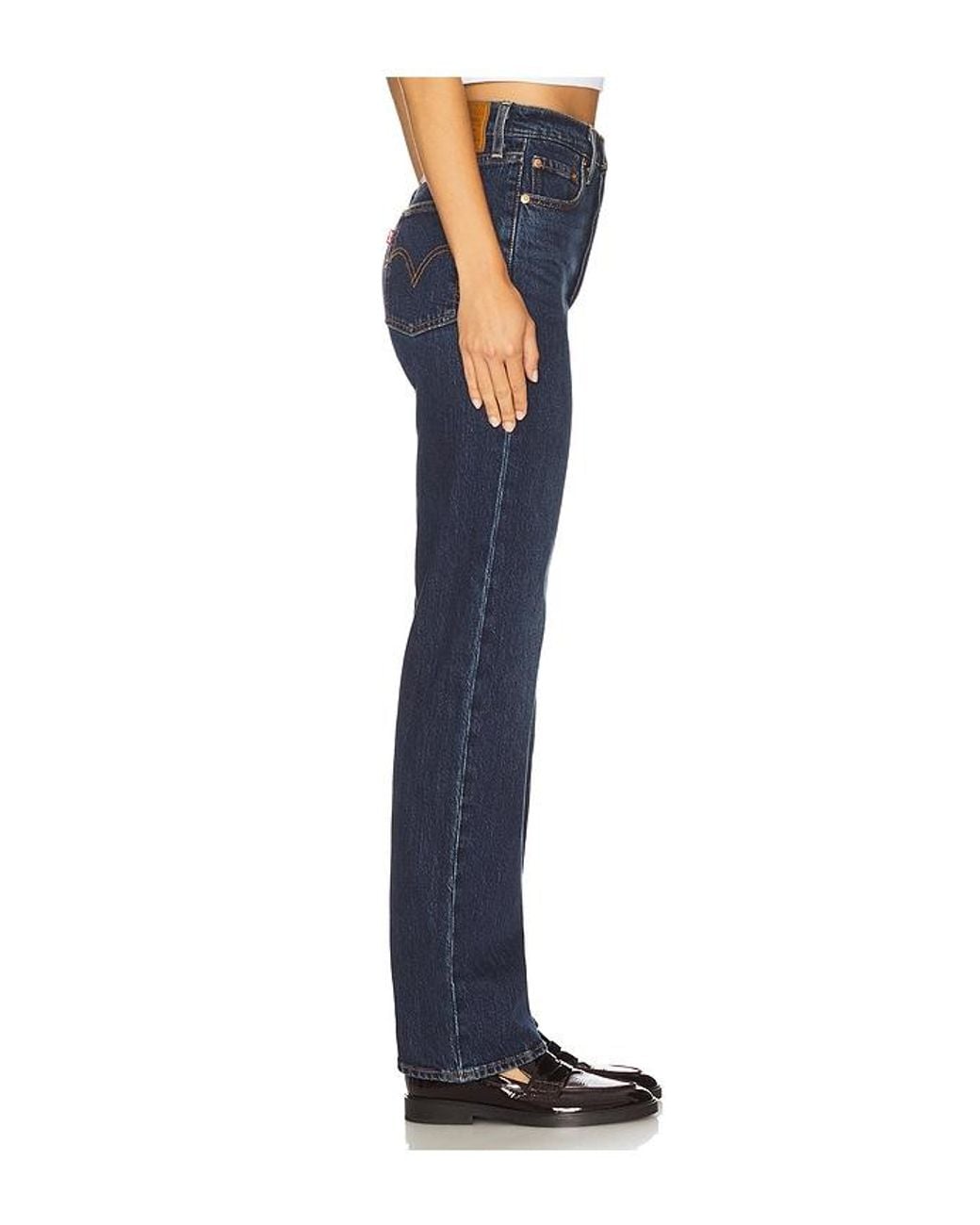 Levi's Blue Ribcage Full Length Jeans