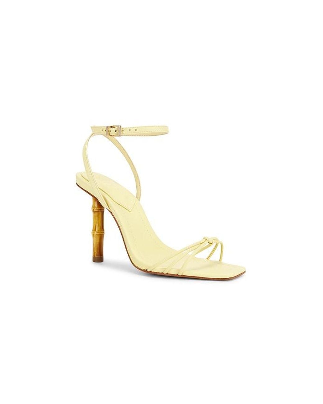 SCHUTZ SHOES White Haven Bamboo Sandal