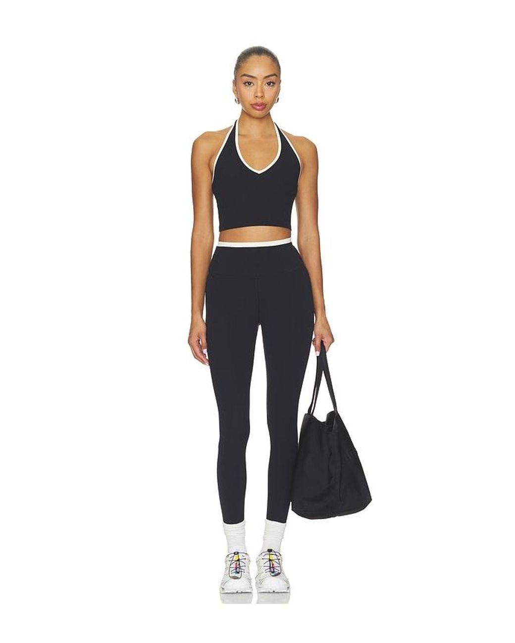 Splits59 Blue Rory Airweight Halter Bralette