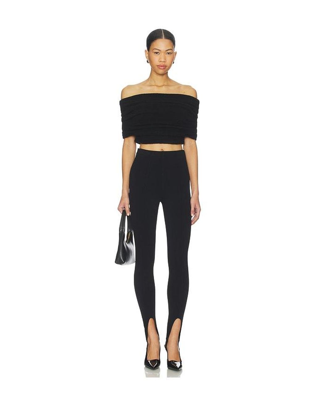 SER.O.YA Black Kelsey Stirrup Legging