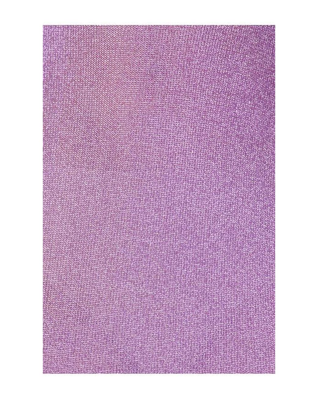 SER.O.YA Purple Martina Metallic Knit Dress