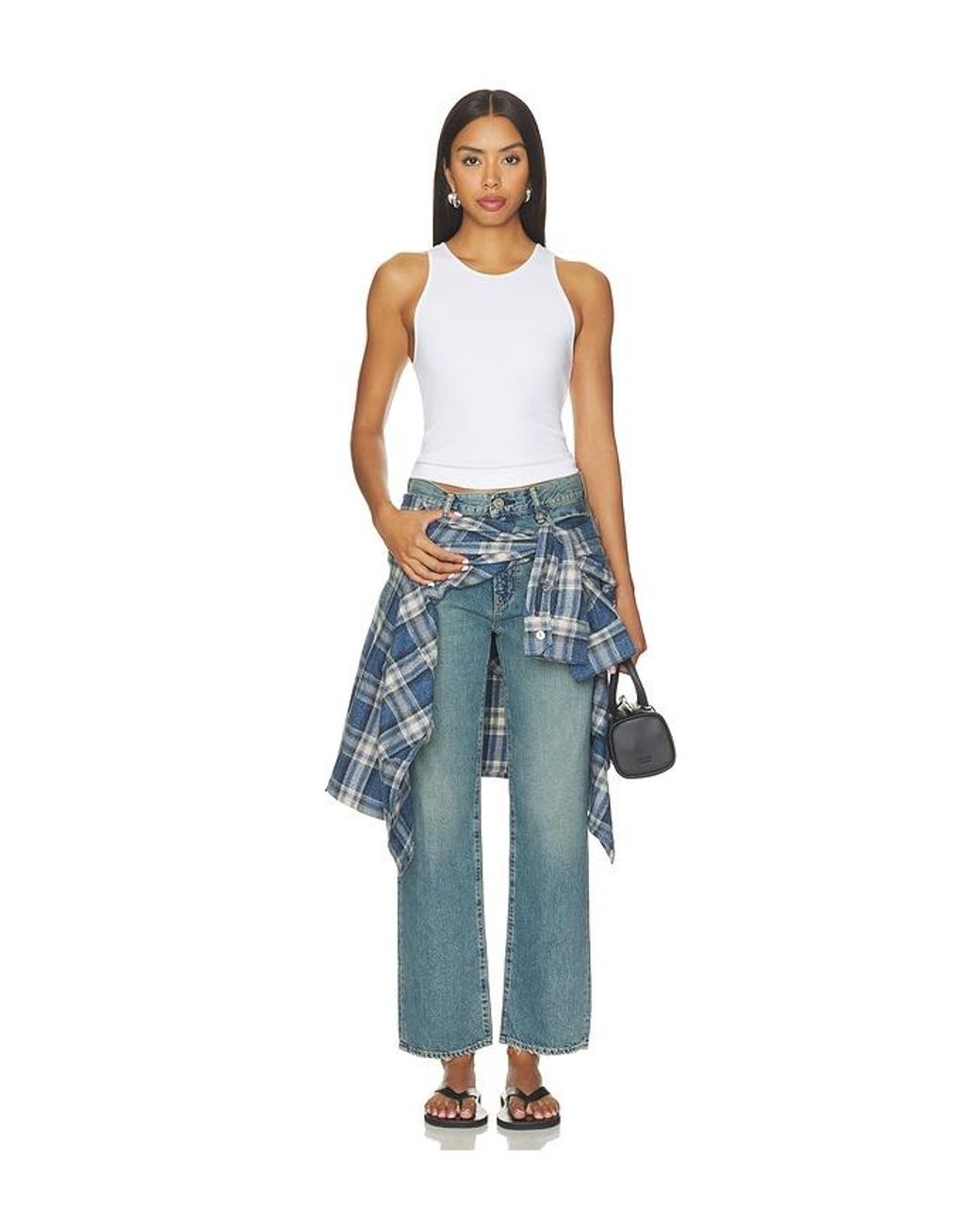 Moussy Blue Lafayette Straight Leg Jeans