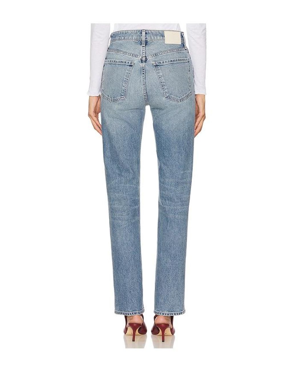 Citizens of Humanity Blue Zurie Straight Jeans