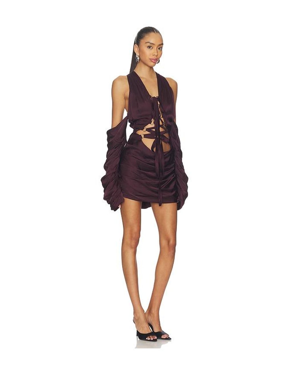 AMOR MIA Black No Strings Attached Dress