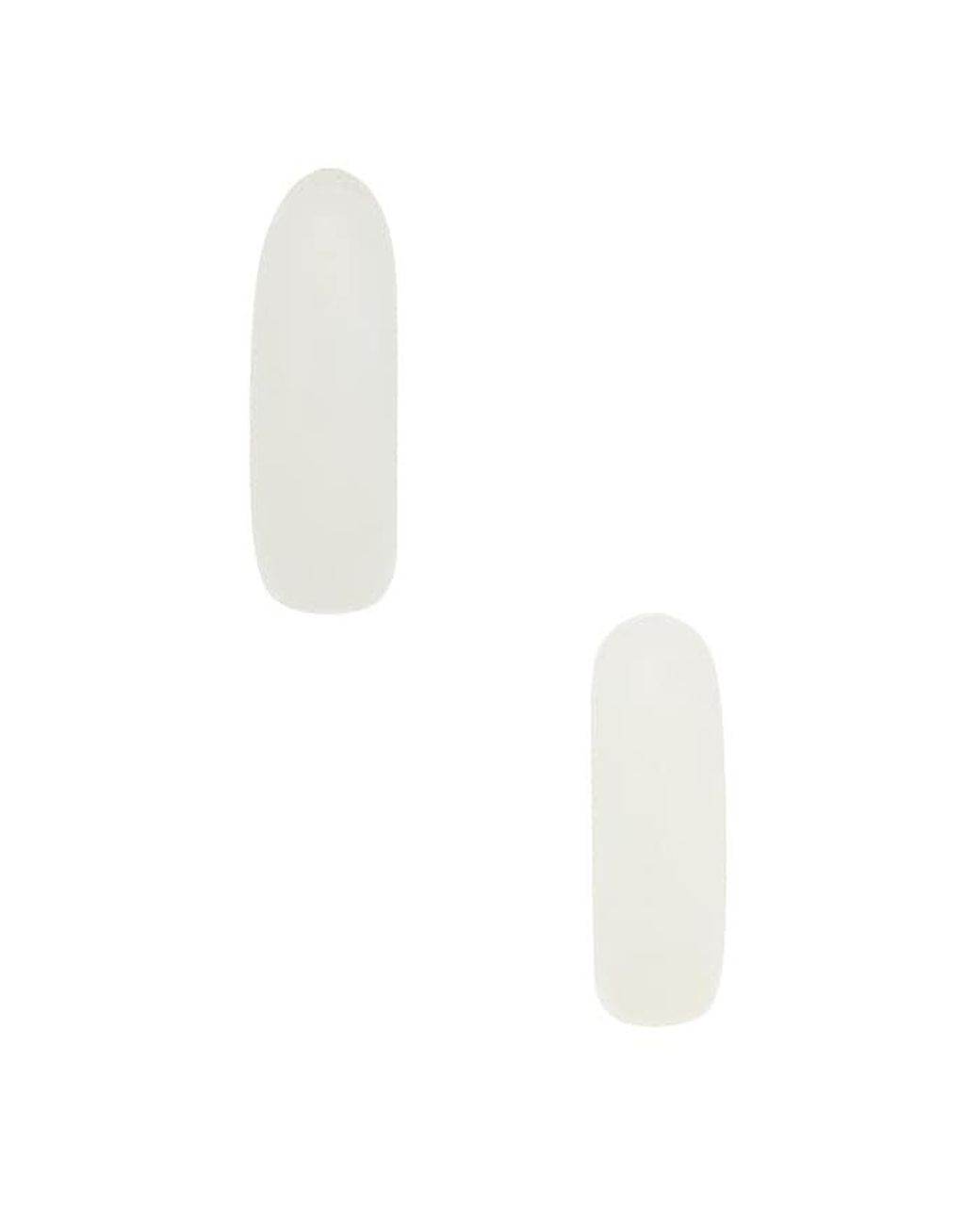 Casa Clara White Acacia Hoop Earrings