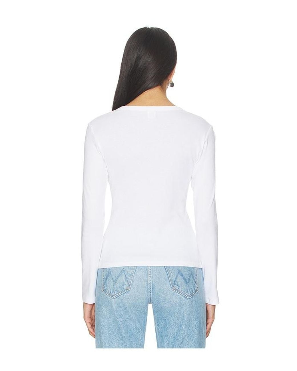 Leset White Nando Slim Fit Long Sleeve