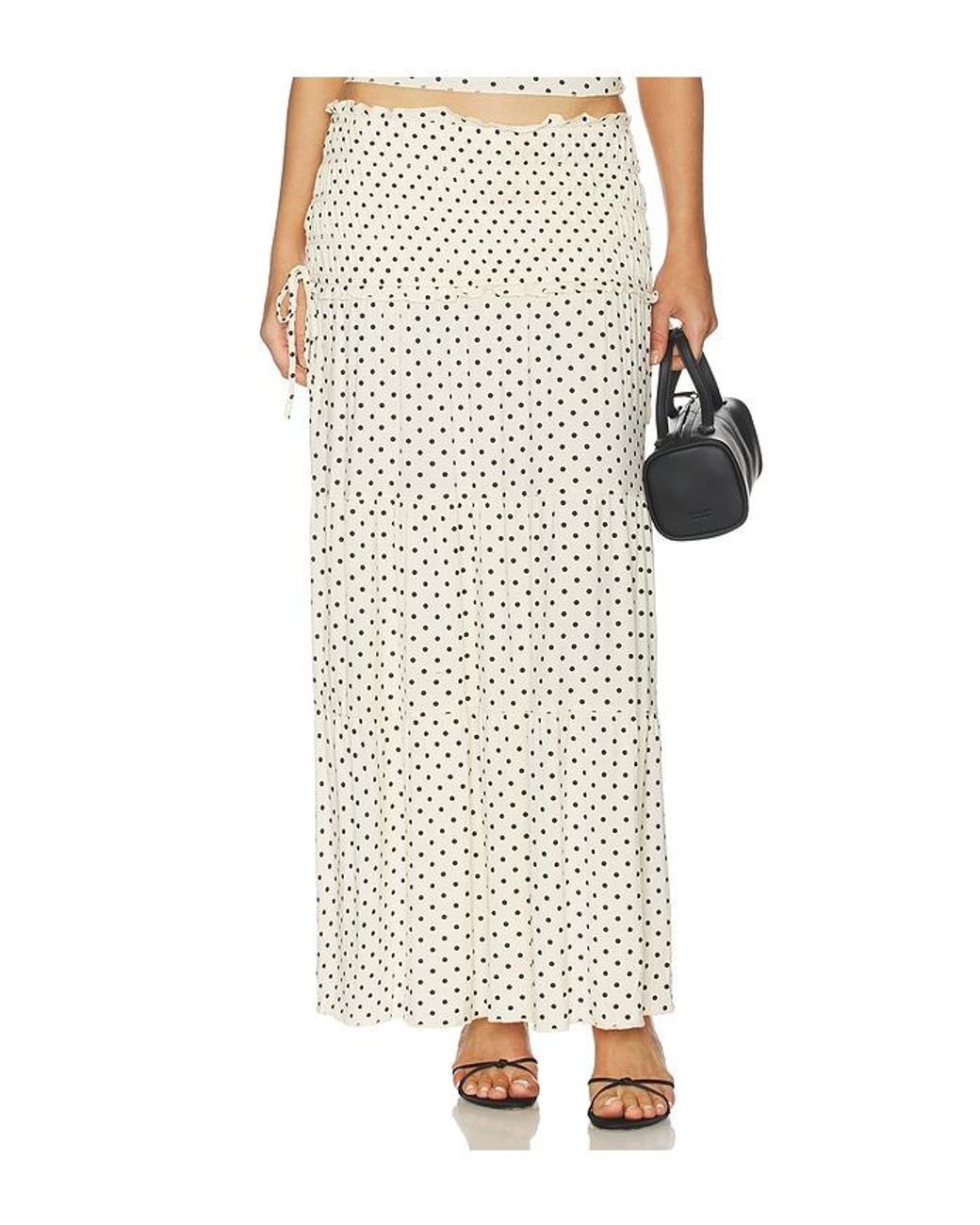 Tiger Mist White Denali Maxi Skirt