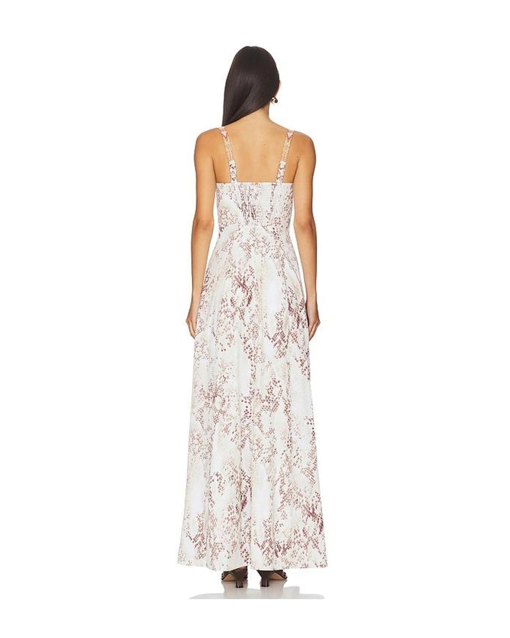 L'Agence White Maxikleid Sutton
